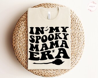 In My Spooky mama PNG SVG, Spooky mom Svg, Halloween shirt for mom, Spooky svg, Halloween mama Svg, Png Sublimation, Cut Files for Cricut