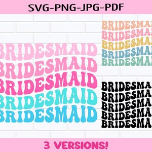 Retro Bridesmaid Shirt Svg Png, Bridal Party Png, Groovy Bachelorette Theme Party Svg, Aesthetic Trendy Svg, Boho Bride Shirt Png