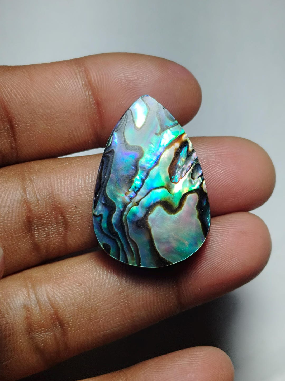 Abalone Shell Cabochon Natural Abalone Shell Loose Gemstone Use for ...