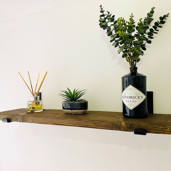 Rustic Look Reclaimed Scaffold Board Shelf