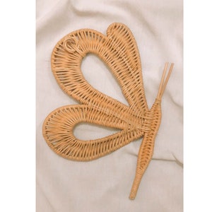 Rattan Butterfly for Boho Floral Nursery Kids Room Wall Decor - Etsy
