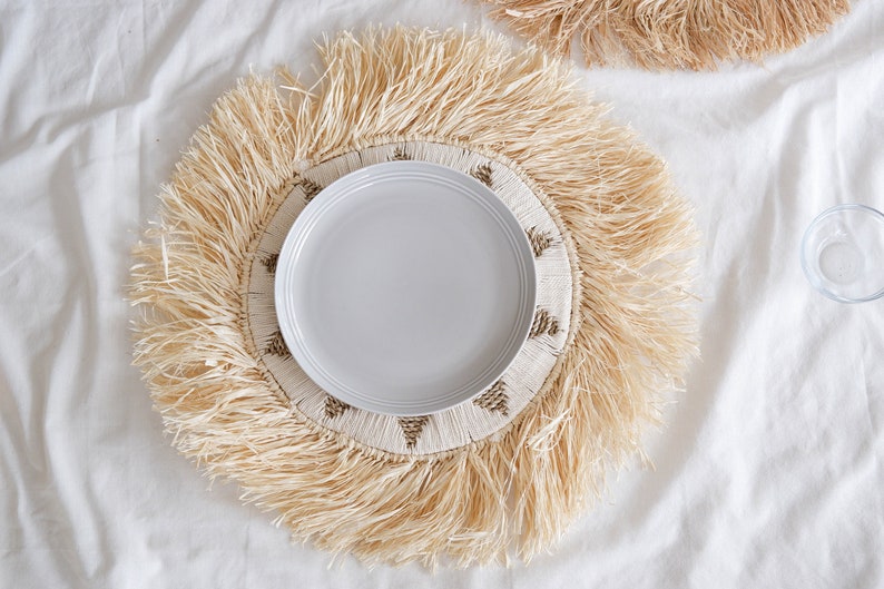 Boho Seagrass Fringe Wall Decor Seagrass Macrame Wall Decor Etsy