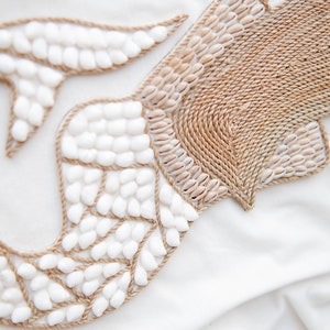 Mermaid Sea Shell Wall Decor, Boho Nursery Wall Decor, Mermaid Decor ...