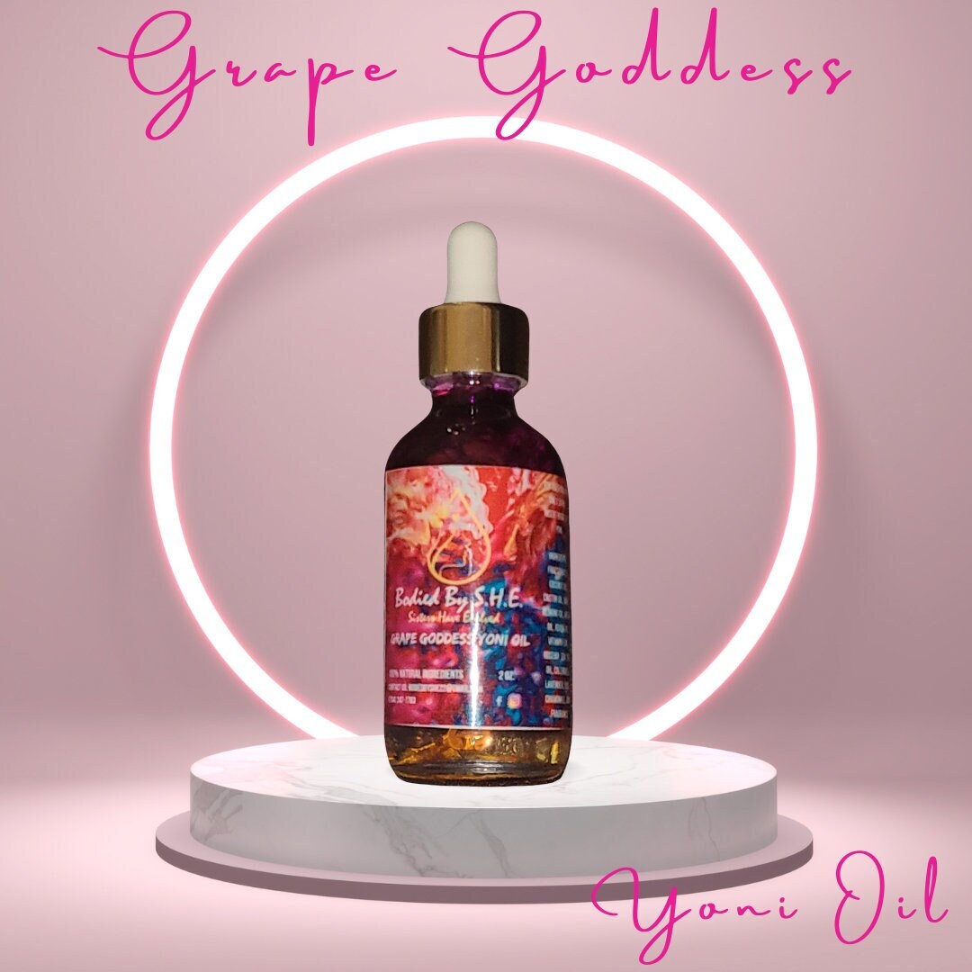 Grape Goddess Yoni Oilyoni Oilpersonal Careoilnaturalgrapefruity Etsy