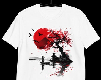 Japanese Dream T-Shirt Japanese Cherry Blossom Tree Shirt Retro Motif Vintage Shirt Japanese Cherry Blossom Tree Shirt Streetwear Japan