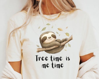 Funny Sloth Shirt Cute Sloth TShirt Funny Sloth T-Shirt Sloth Lover Gift Christmas for her Christmas Gift