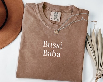 Comfort Colors® Shirt Bussi Baba Shirt Austria Souvenir Vienna T-Shirt Vienna Shirt Vienna Souvenir Humor T-Shirt Austrian Shirt Retro