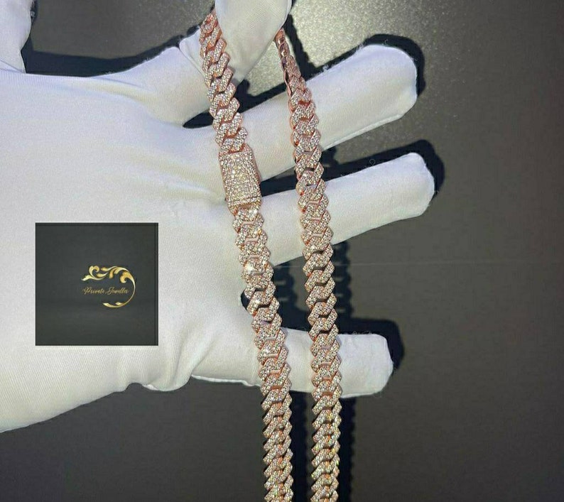 14k Italian Flat Cuban Link Chain Necklace 7mm 10mm 12mm Gold Plated