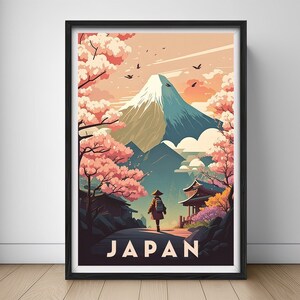 Japan Travel Poster,Japan Wall Art Print,Japan Print,Japan Painting,Japan Illustration,Printable Japan Travel, Japan Watercolor Home Decor