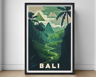 バリ島白黒写真プリントセット：ウブド旅行写真（デジタルダウンロード