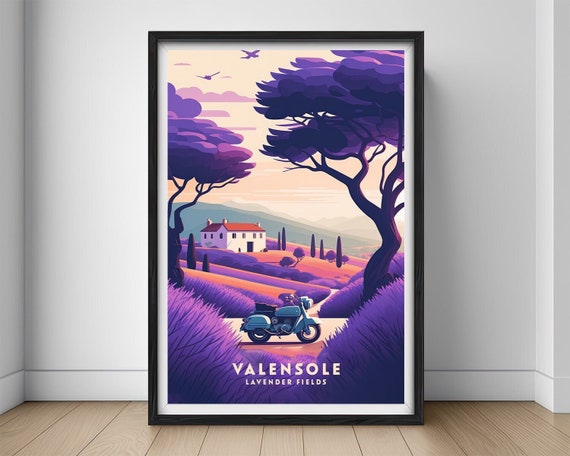 Provence France Travel Poster,Provence France Wall Art Print,Provence France,Valensole Lavender Fields,Travel Art Poster,Printable Art Decor