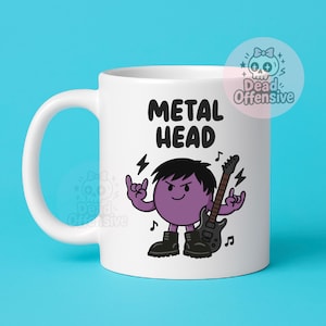 Metalhead Coffee Mug: Funny Heavy Metal Fan Gift