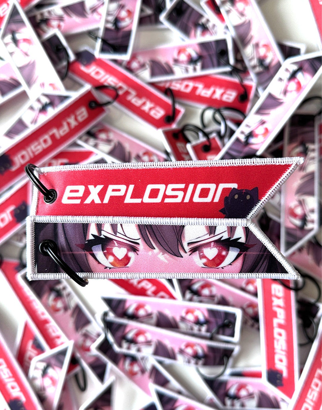 Megumin EXPLOSION - Flight Tag | Keychain - Etsy