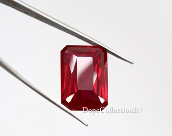 23.50 Ct Natural Blood Red Ruby Certified AAA Loose Gemstone Oval Cut for Ring Pendant Jewelry July Birthstone 18x13mm