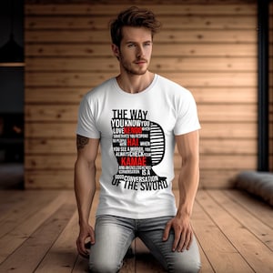 Traditional Samurai Warrior Tee - Perfect Gift for Martial Art Lovers -The way of sword - Kendo lovers T-shirt