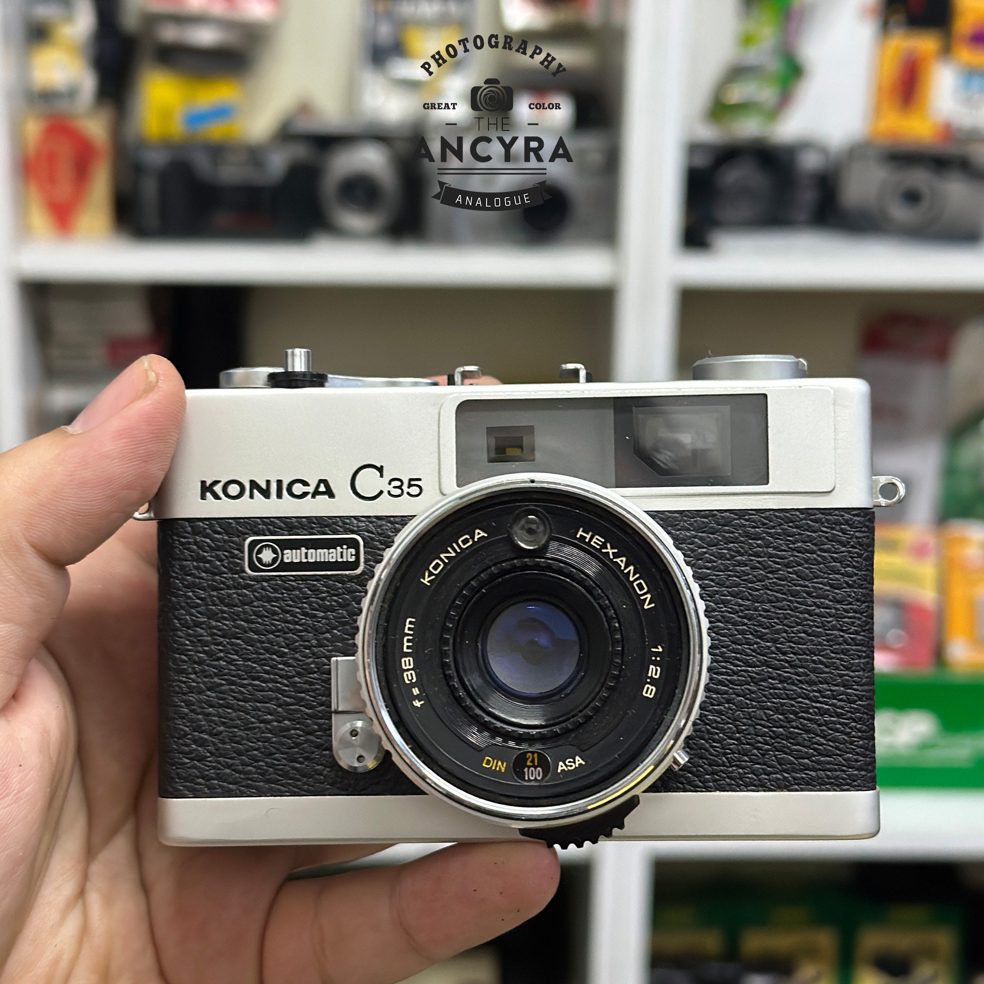 発売モデル発売モデルKonica C35 FD Black 38mm F 1.8 Lens フィルム