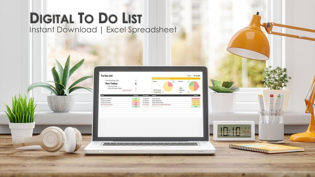 Digital to Do Tracker - Etsy