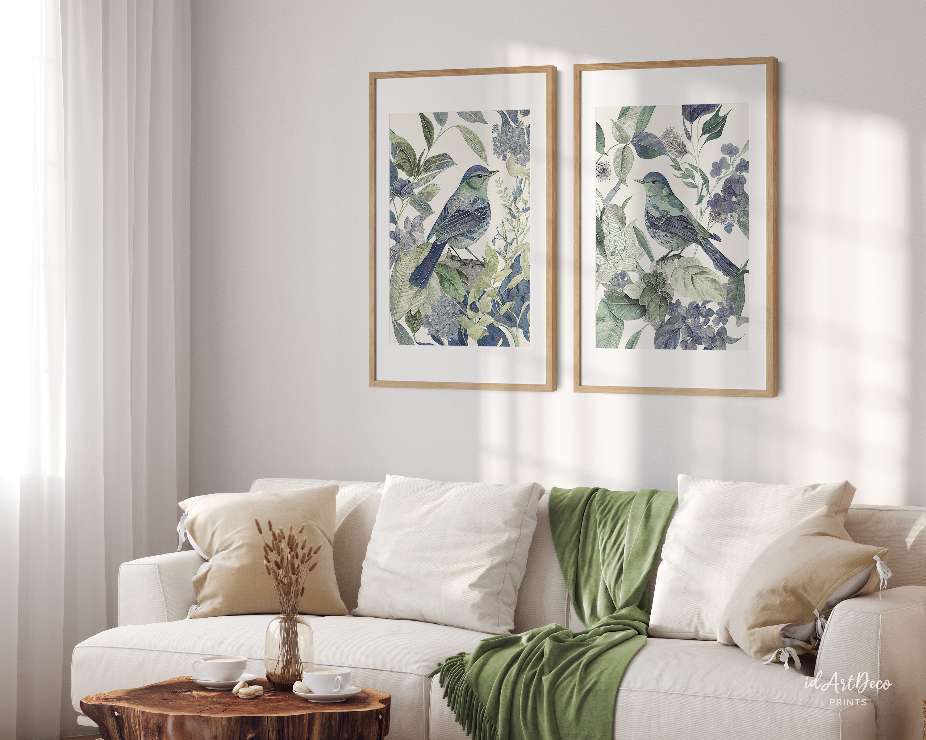 Vintage Bird Prints Set of 2, Antique Decor, Audubon Birds, Vintage ...