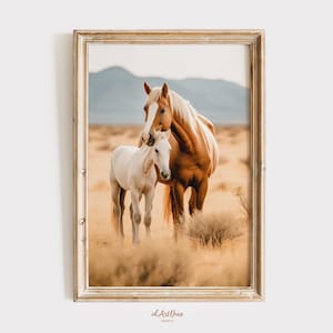 Farmhouse Horse Decor, Horse Photography, Horse Print Wall Art, Modern Farmhouse Printable Art, Farm Wall Decor, Large Horse Poster
