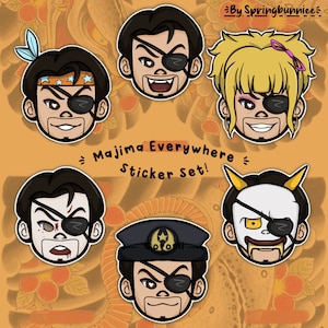 Majima Everywhere Sticker Set