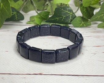 13mm Blue Sandstone Soft Bangle
