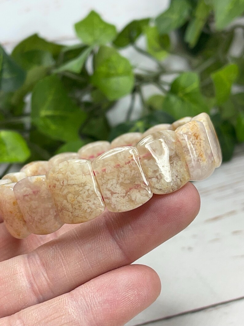 15mm Fish Roe Agate Soft Bangle – - Etsy