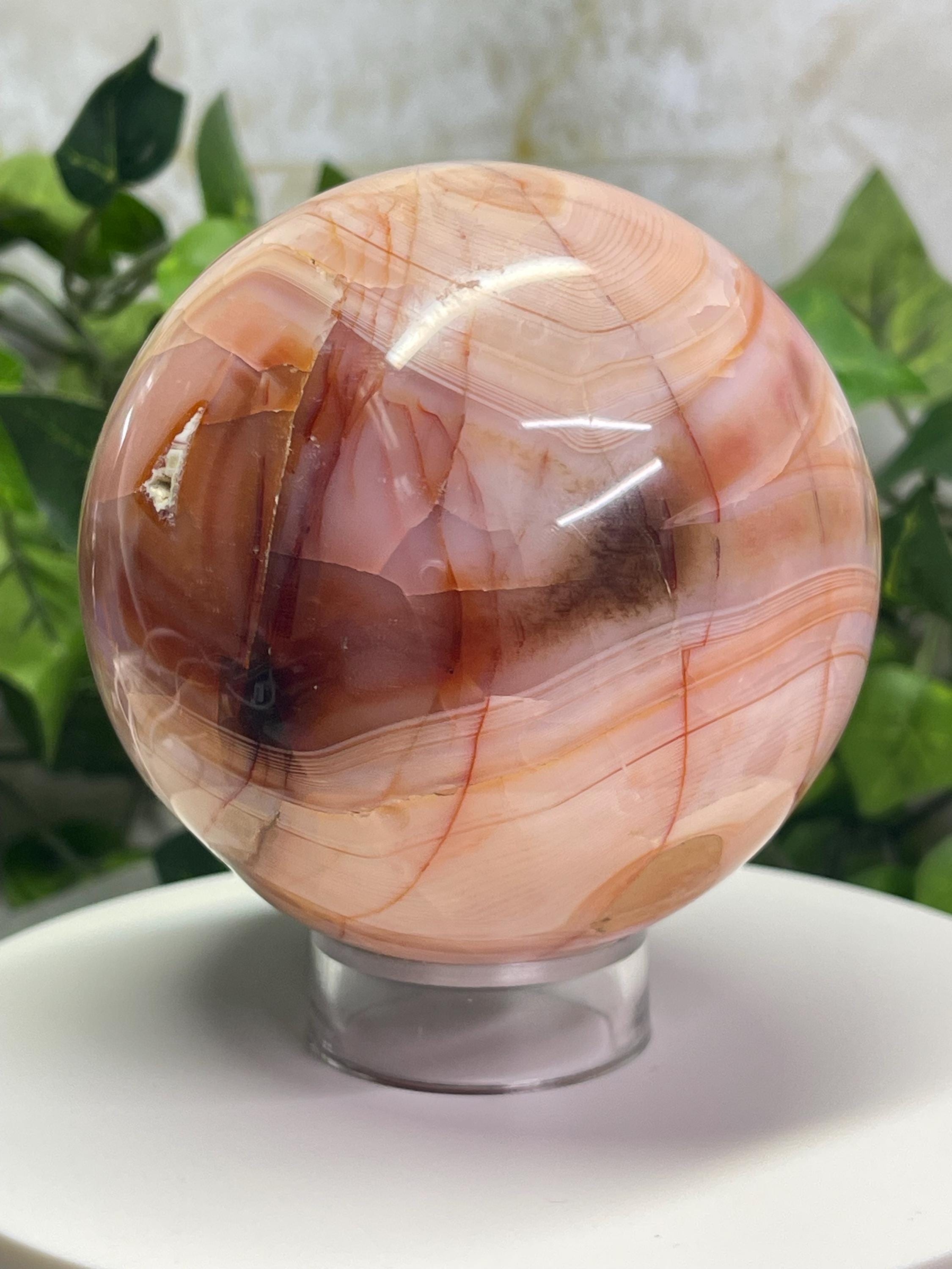 Carnelian Sphere - Etsy