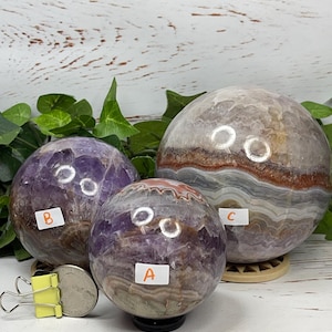 Amethyst and Crazy Lace Sphere, Amethyst Sphere, Crazy Lace Sphere, Amethyst Agate Sphere, Amethyst and Crazy Lace Agate Sphere