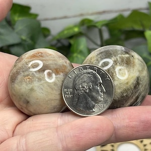 Sunstone and Moonstone Spheres, Sphere Bundle, Sunstone Sphere, Moonstone Sphere, Small Sphere Set