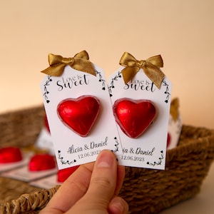 Chocolate heart wedding gift, love is sweet, bulk chocolate candy bar, bulk wedding gift for guests, custom wedding chocolate, mothers day