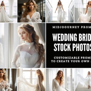 Best Midjourney Prompt of wedding brides stock photos Customizable Midjourney Prompt Art generator AI Art website design wedding images