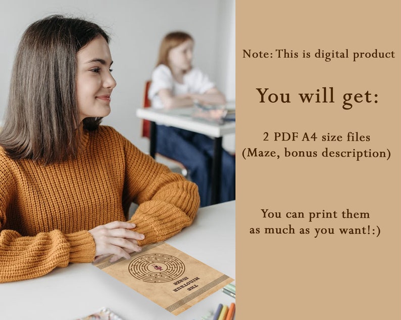 Printable Minotaur Maze History Fun Activity Ancient Greece Worksheet