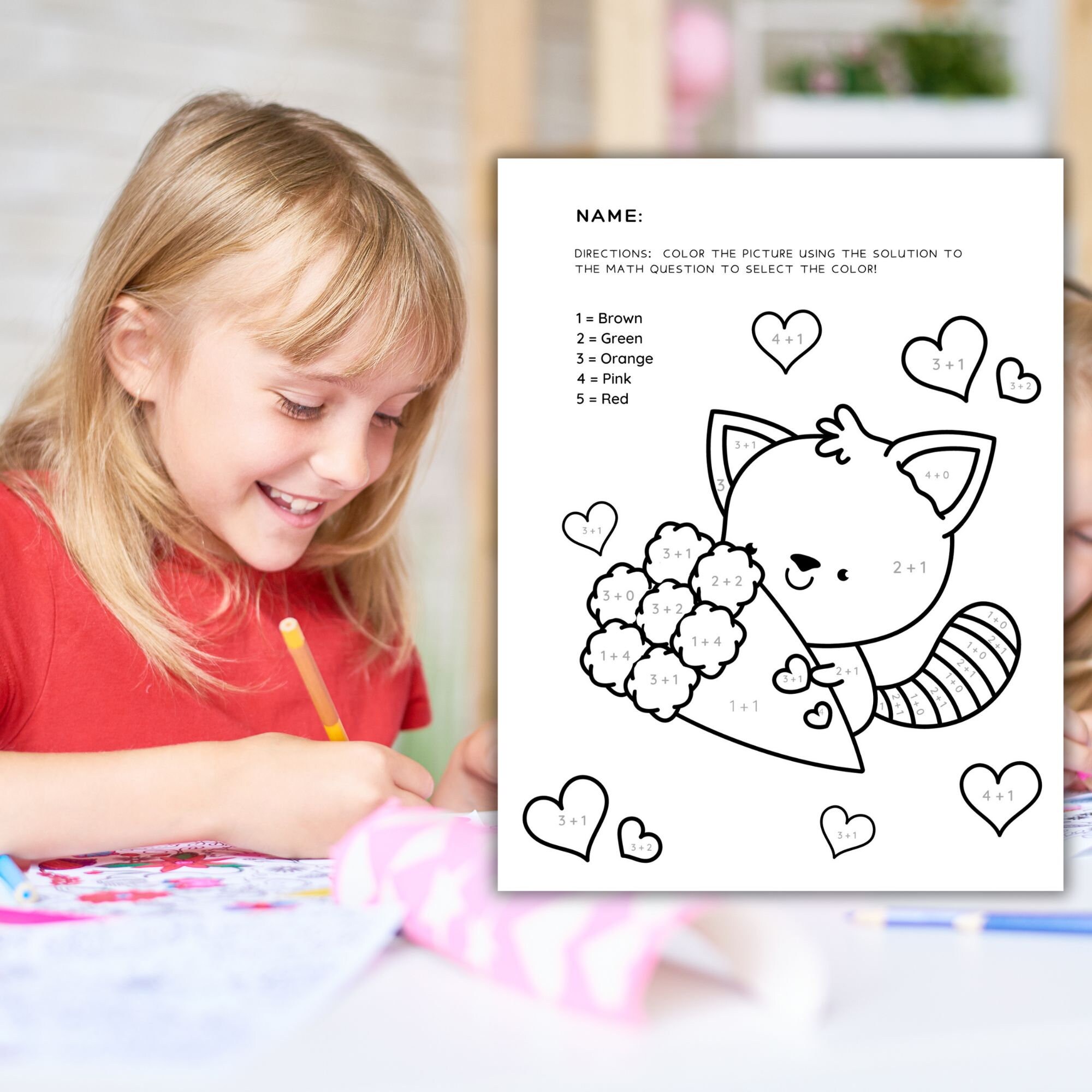Printable Math Teacher Valentine Coloring Pages; Valentine Coloring ...