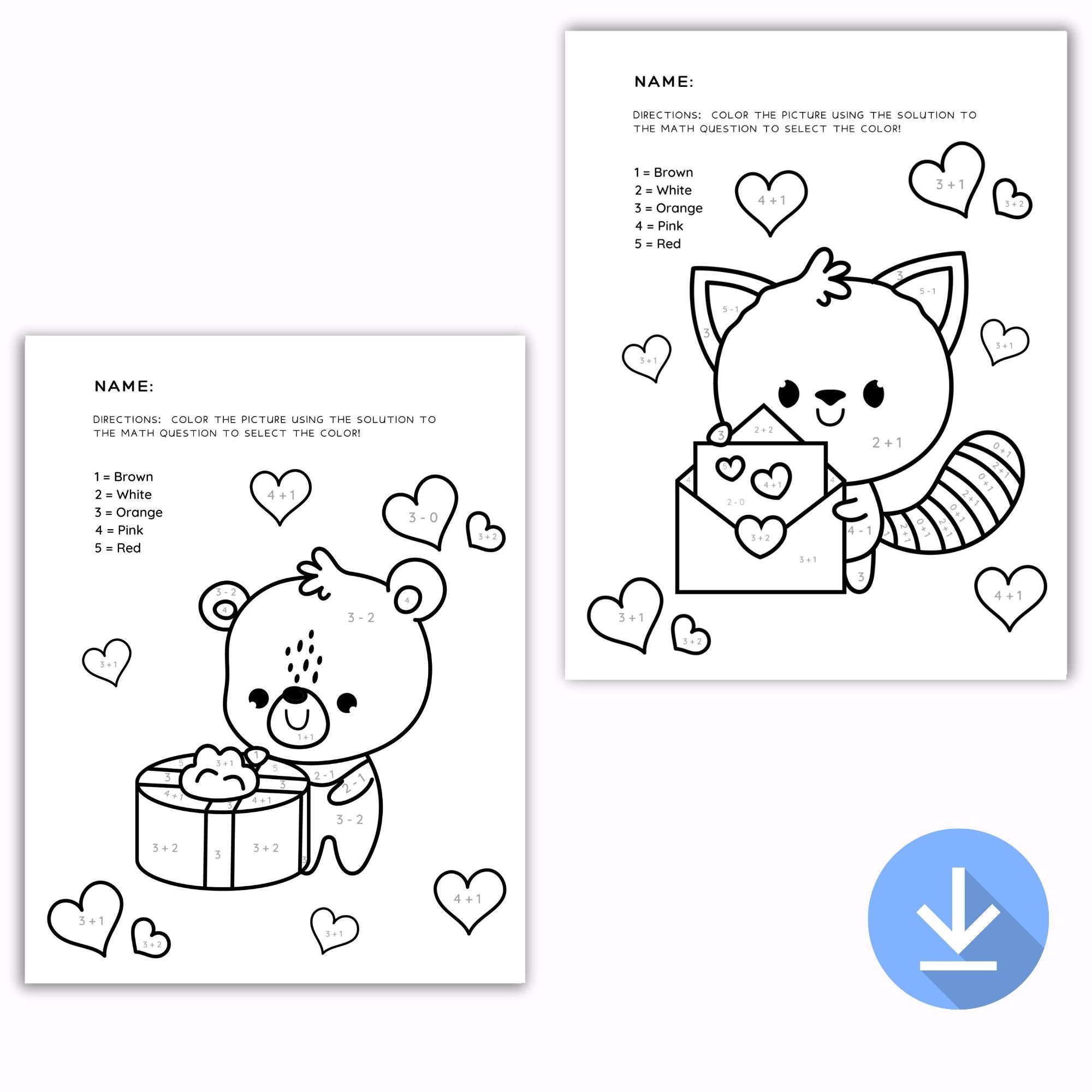 Printable Math Teacher Valentine Coloring Pages; Valentine Coloring ...