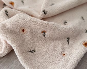 Hundedecke | Kuscheldecke | Platzdecke für Hunde | weich und kuschelig | Blumen Hundedecke | Blumen Design