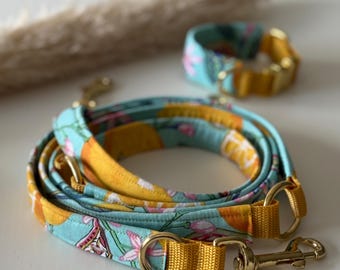 Adjustable dog leash | Oxford fabric | Leo Beige | Leo dog leash | durable & easy to clean