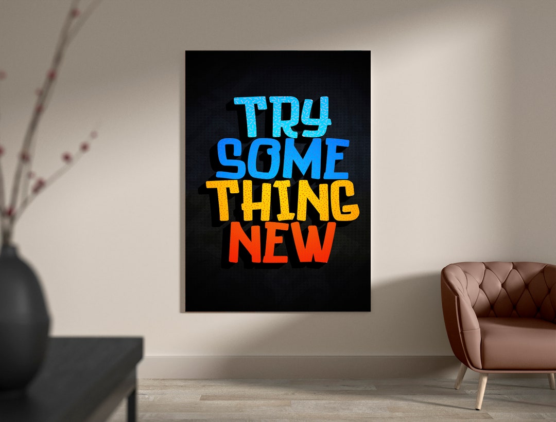 Writing Canvas Writing Wall Art Writing Home Decor Writing Poster Etsy