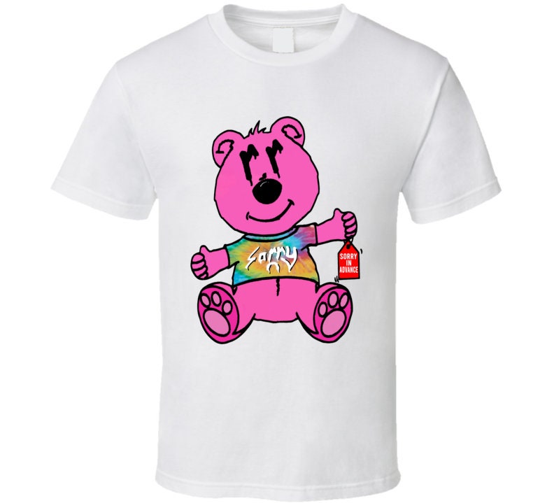 Joe Burrow Cincinnati Football Sorry In Advance Pink Bear T Shirt