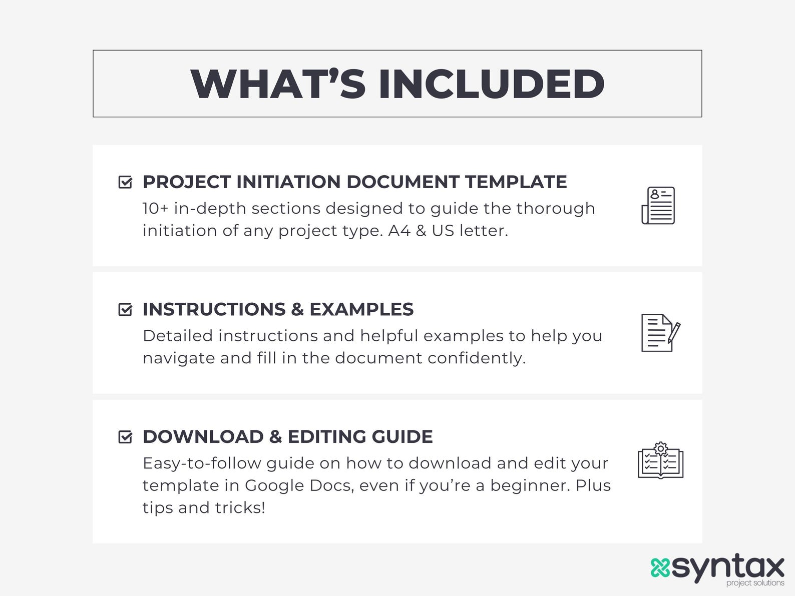 Project Initiation Document (PID) Template: Editable Google Docs, A4/US ...
