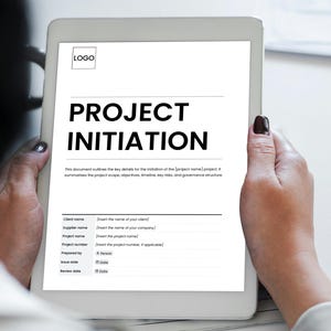 Project Initiation Document (PID) Template: Editable Google Docs, A4/US Letter (Digital Download)