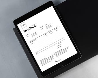 Project Invoice Template: Editable Google Docs, A4/US Letter (Digital Download)