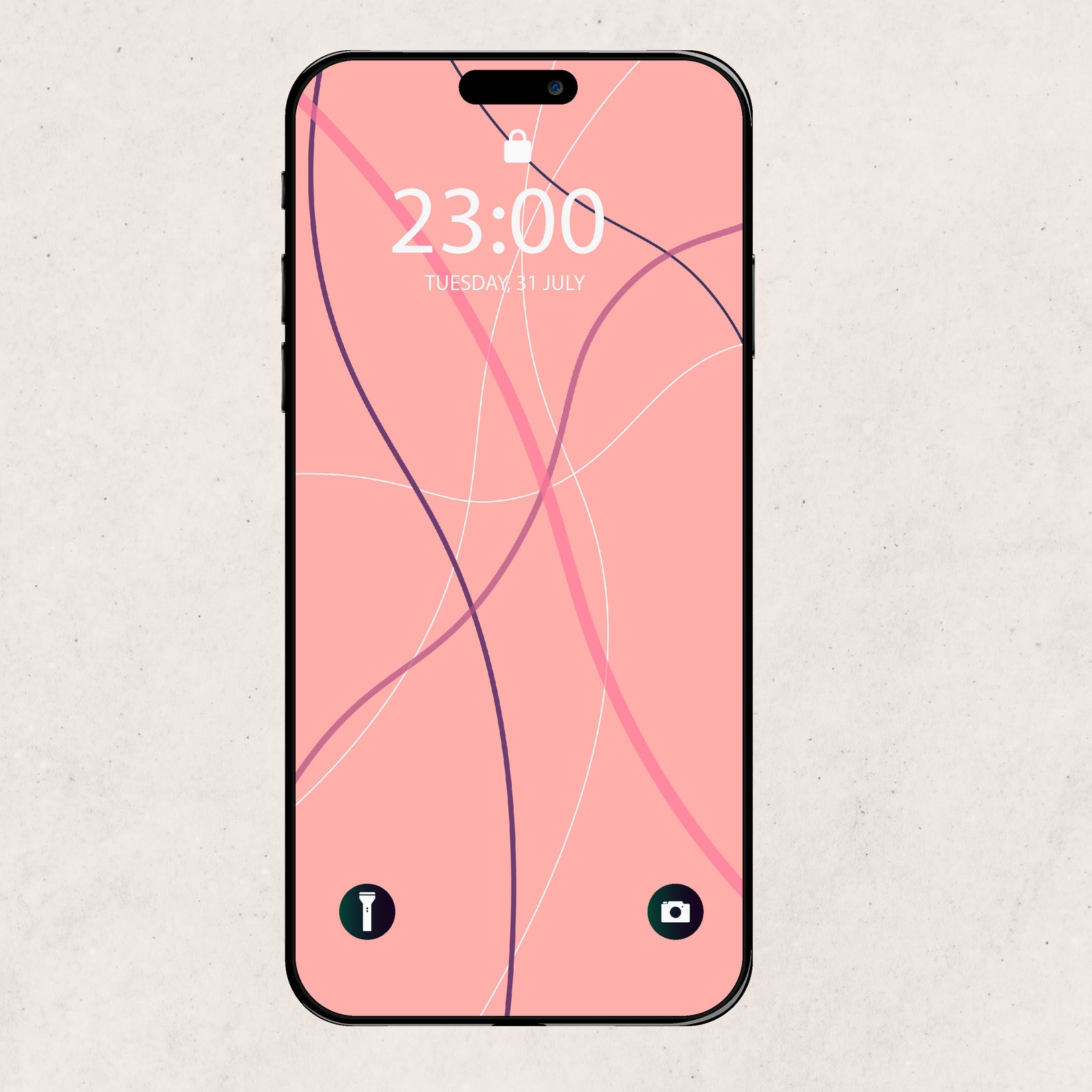 Phone Minimalist Wallpaper, Neutral Aesthetic, Phone Home Screen