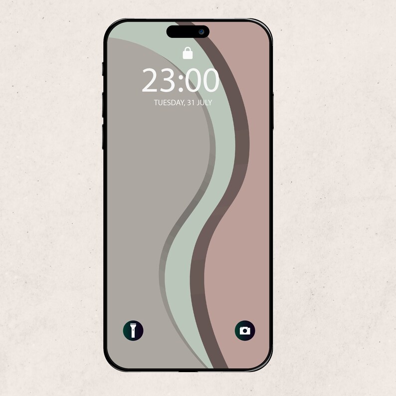 Minimalist Phone Wallpaper, Neutral Abstract Art (digital Download) - Etsy