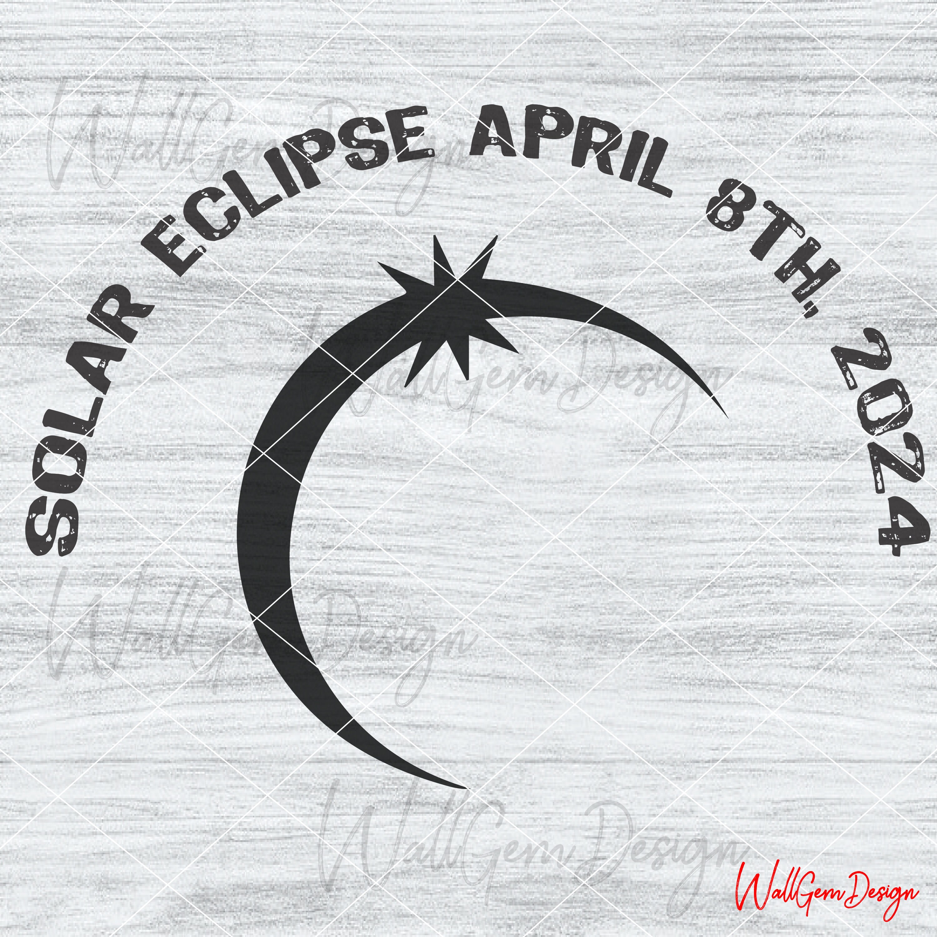 Solar Eclipse Svg, April 8 Th 2024, Total Solar Eclipse, Total Eclipse