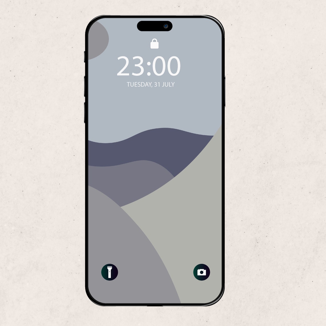 Phone Minimalist Wallpaper, Neutral Aesthetic, Phone Home Screen
