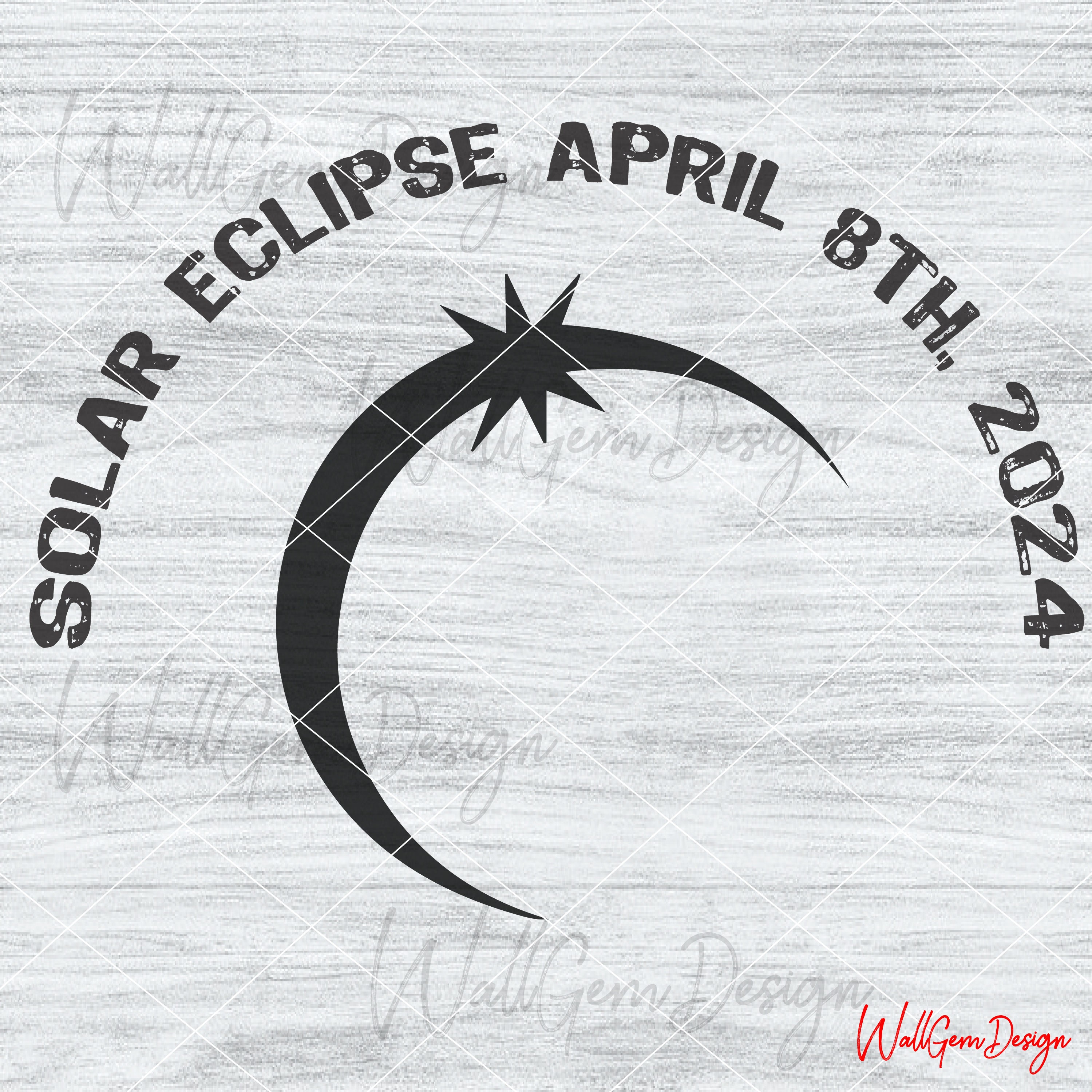 Solar Eclipse Svg, April 8 Th 2024, Total Solar Eclipse, Total Eclipse