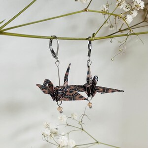 Origami kraanvogel orbellen z szkłem