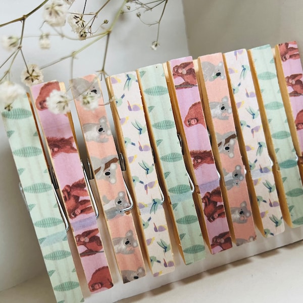 Cute Handmade Clothespins