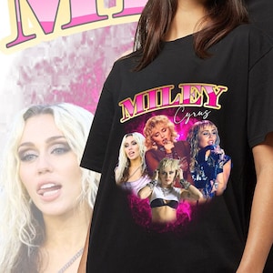 Miley Cyrus Vintage T-Shirt vereint den angesagten Bootleg-Stil mit dem Retro-Charme der 90er Jahre - Premium Shirt