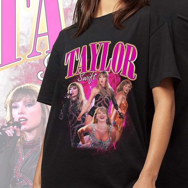 T-shirt vintage Taylor Swift, chemise bootleg, chemise des années 90, design de t-shirt rap imprimable - t-shirt bootleg - chemise premium